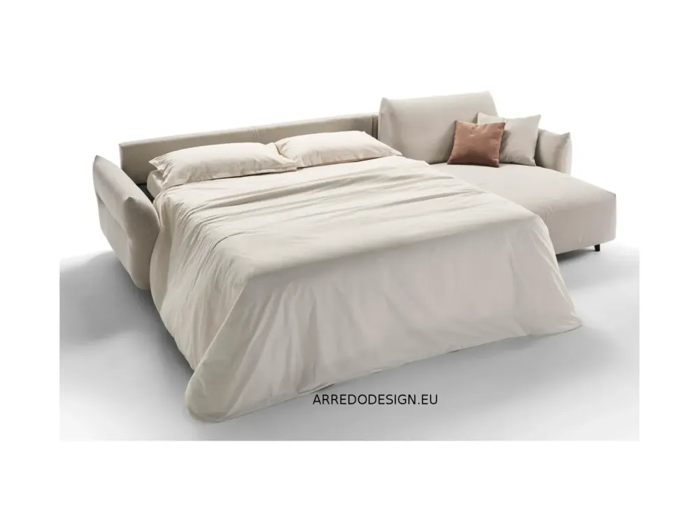 New Divano Letto con penisola modello Elba di con forte sconto Divani