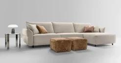 New Divano Letto con penisola modello Elba di con forte sconto Divani