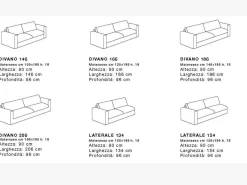 Excò Divano letto Drop OFFERTA OUTLET- Divani Letto|Divani