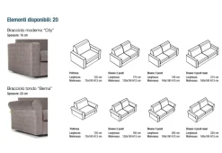 Divano letto Essence PREZZI OUTLET^Collezione esclusiva Hot