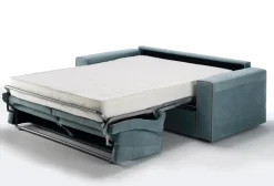 Outlet Divano letto in Tessuto Materasso memory h 20 Divani Letto|Divani