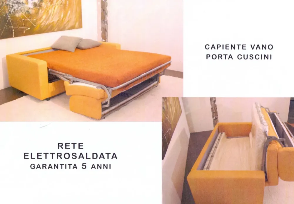 Diva Design Divano letto modello Ambra di a prezzi outlet- Divani Letto|Divani