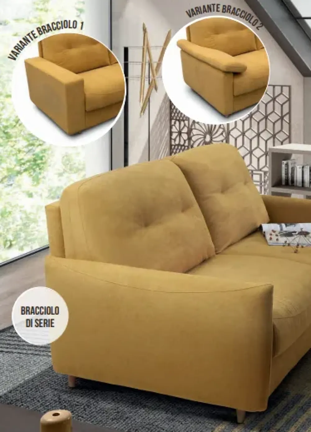 Divano Letto modello Tommy di con forte sconto^Il Benessere Discount