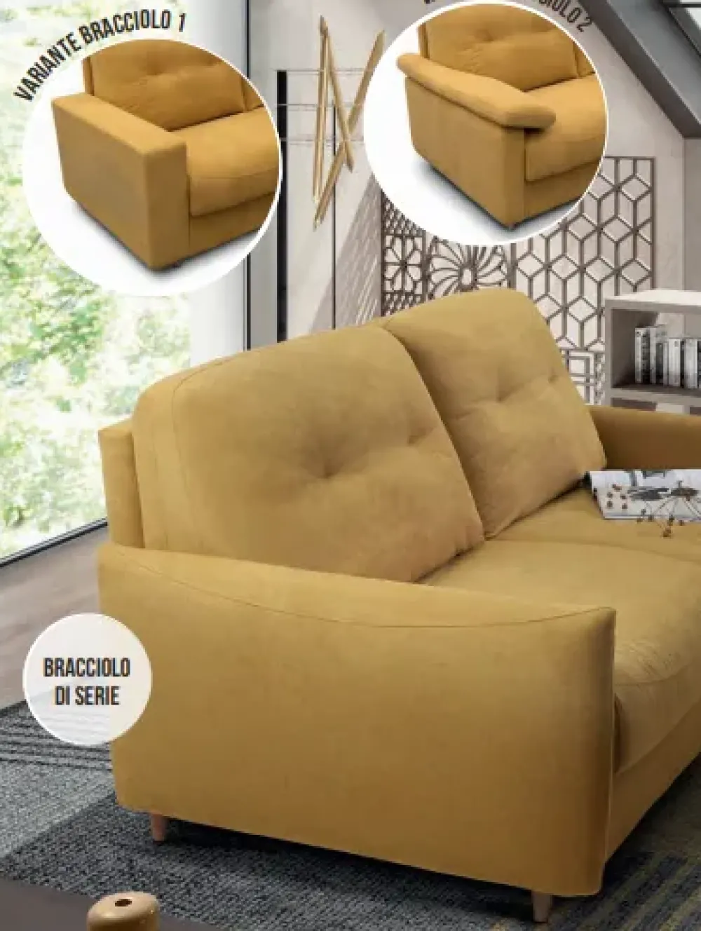 Divano Letto modello Tommy di con forte sconto^Il Benessere Discount