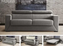 Divano letto Morphing a prezzo ribassato^Artigianale Outlet