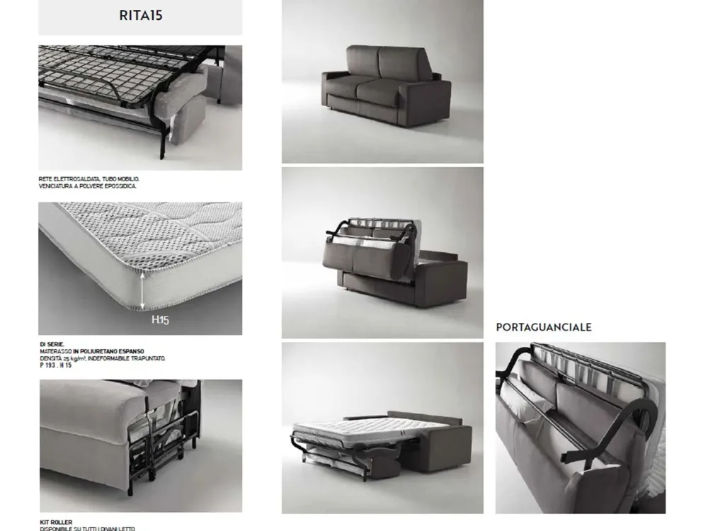 Divano letto Nina 13 a PREZZO OUTLET^Biel Sale