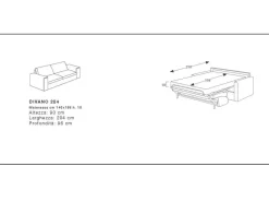 Divano letto Russel a prezzo scontato^Excò Clearance