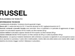 Divano letto Russel a prezzo scontato^Excò Clearance