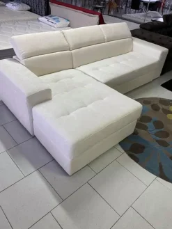 Md work Divano letto San marco letto piu penisola contenitore anti macchia pronta consegna PREZZI OUTLET- Divani Letto|Divani