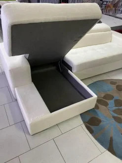 Md work Divano letto San marco letto piu penisola contenitore anti macchia pronta consegna PREZZI OUTLET- Divani Letto|Divani