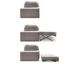 Divano letto tessuto in poliuretano a prezzo Outlet^Md work Sale