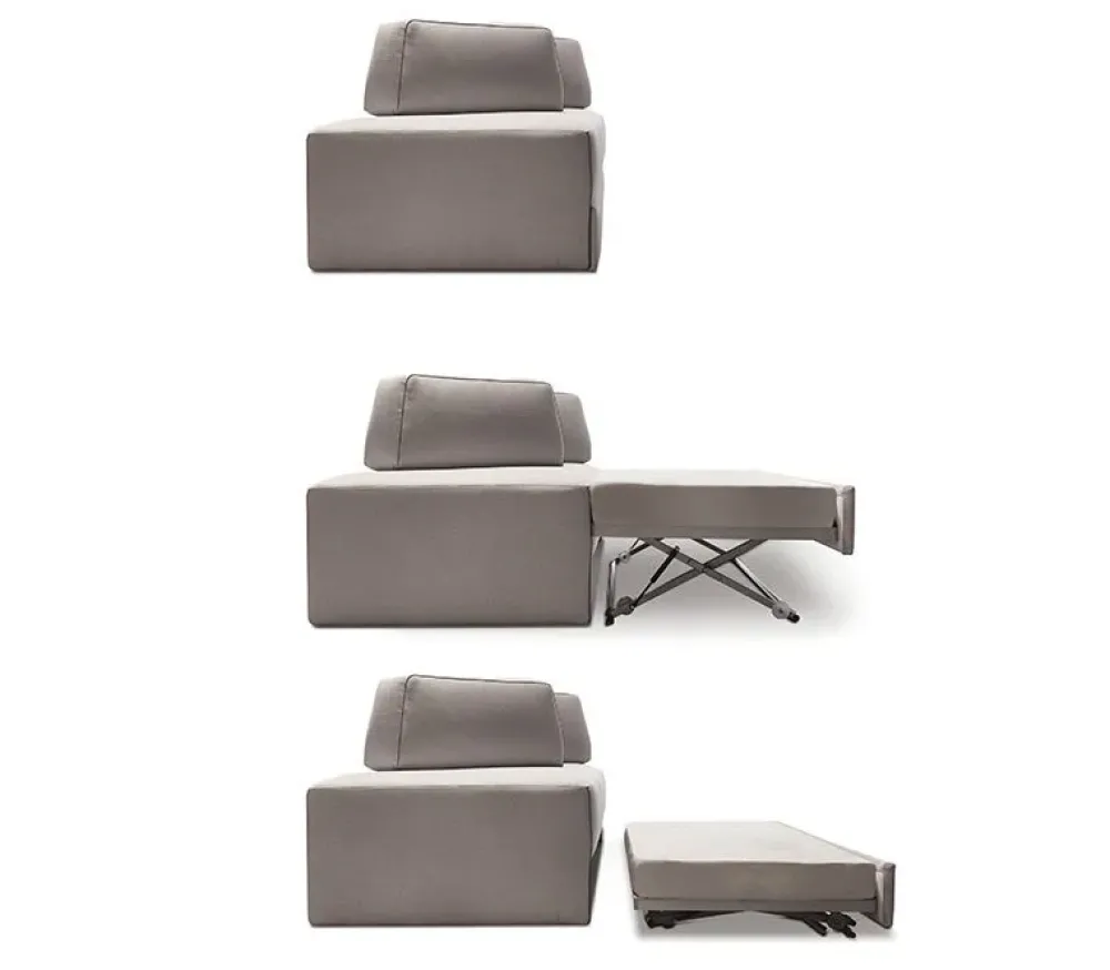 Divano letto tessuto in poliuretano a prezzo Outlet^Md work Sale