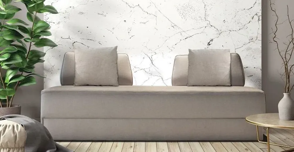 Divano letto tessuto in poliuretano a prezzo Outlet^Md work Sale