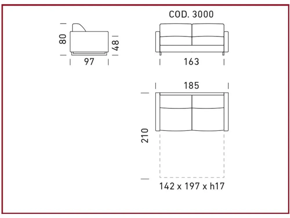 Dienne Salotti Divano letto Tokyo ad un prezzo vantaggioso- Divani Letto|Divani