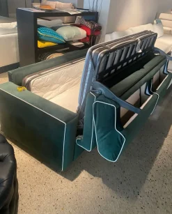 Divano letto velluto luxury con forte sconto^Md work Clearance