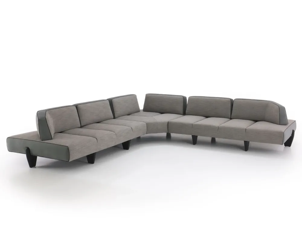 Diotti.com Divano Leyton outlet tessuto in poliuretano a prezzo Outlet- Divani