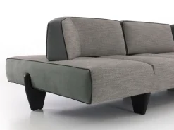 Diotti.com Divano Leyton outlet tessuto in poliuretano a prezzo Outlet- Divani