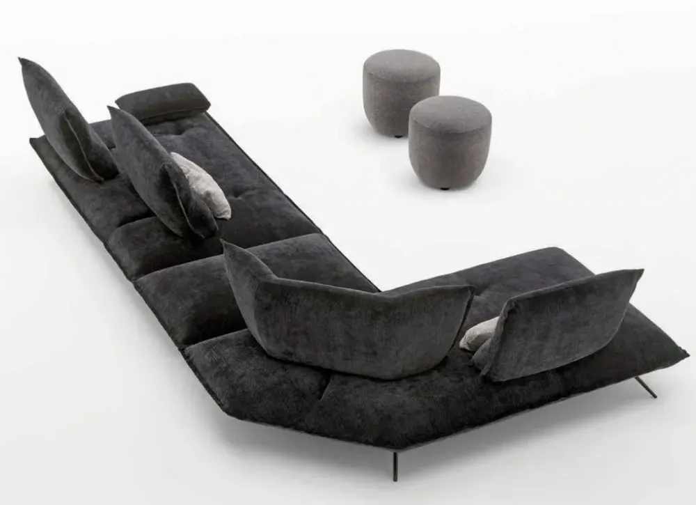 Best Divano Lineare in Tessuto Divano componibile modello scorpio aerre di Divani