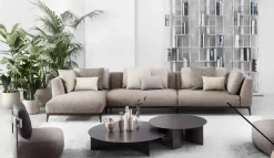 Flou Divano Lineare in Tessuto sfoderabile  Olivier di- Divani