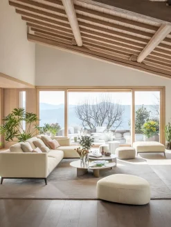 Flou Divano Lineare in Tessuto sfoderabile  Olivier di- Divani