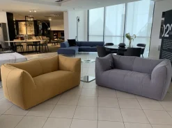 Divano Lineare in Tessuto sfoderabile  Le bambole di^B&B Italia Discount