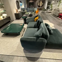 Divano Lineare in Tessuto non sfoderabile  Ginza  di Divani