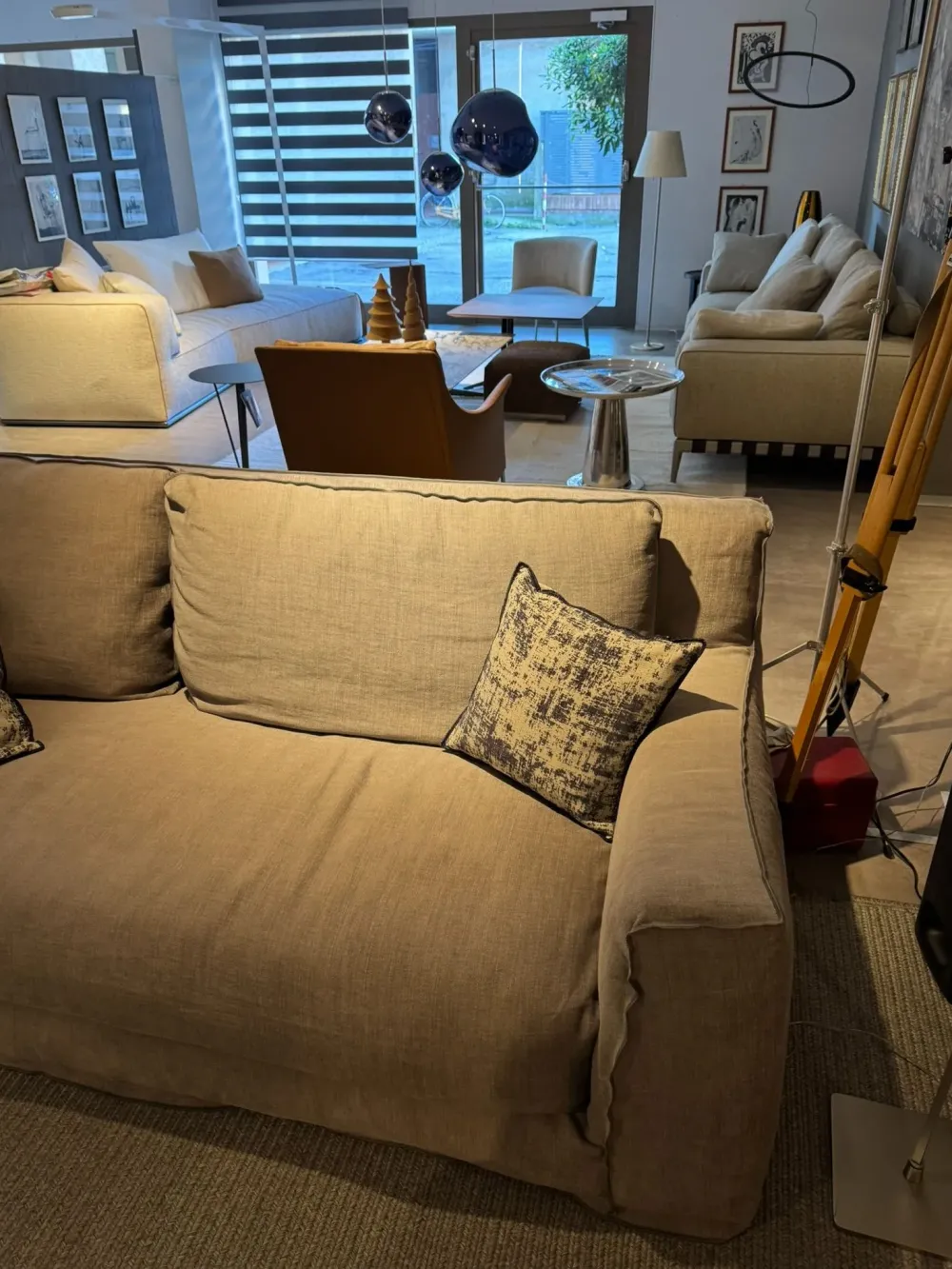 Gervasoni Divano Lineare modello Loll 12 di a prezzi outlet- Divani