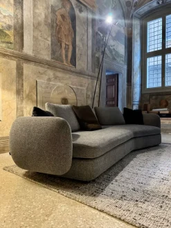 Poliform Divano Lineare modello Saint germain di con forte sconto- Divani