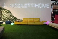 Nicoletti Home Divano lineare Serena in Pelle a 3890€- Divani
