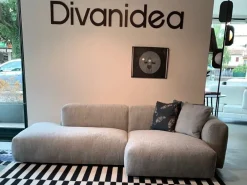 Divanidea Divano lineare Tender in Offerta Outlet- Divani
