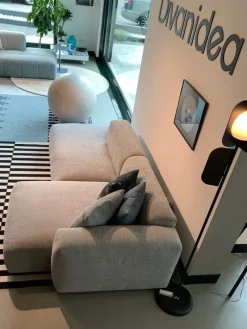 Divanidea Divano lineare Tender in Offerta Outlet- Divani