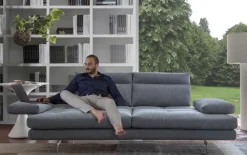 Divano lineare Toby wing a PREZZO OUTLET scontato del 40%^Max Divani Online