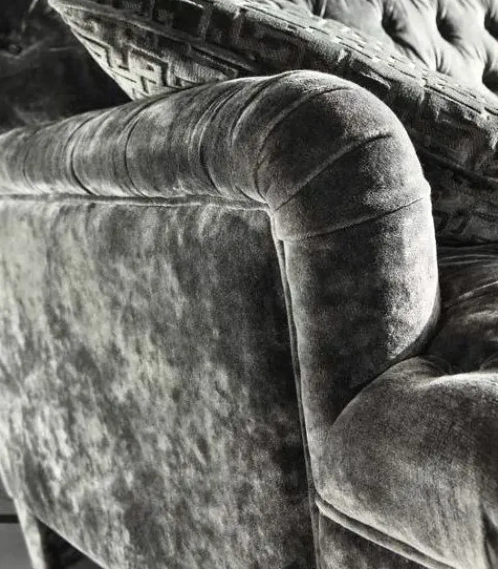 Online Divano Luxury memory velluto artigianale vari colori OFFERTA OUTLET Divani