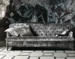 Online Divano Luxury memory velluto artigianale vari colori OFFERTA OUTLET Divani