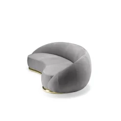 New Divano Luxury sofa nabuk ottone   in offerta Divani