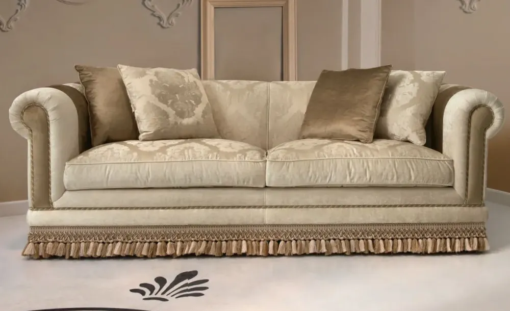 Md work Divano manzoni classico memory in Tessuto a prezzo scontato- Divani