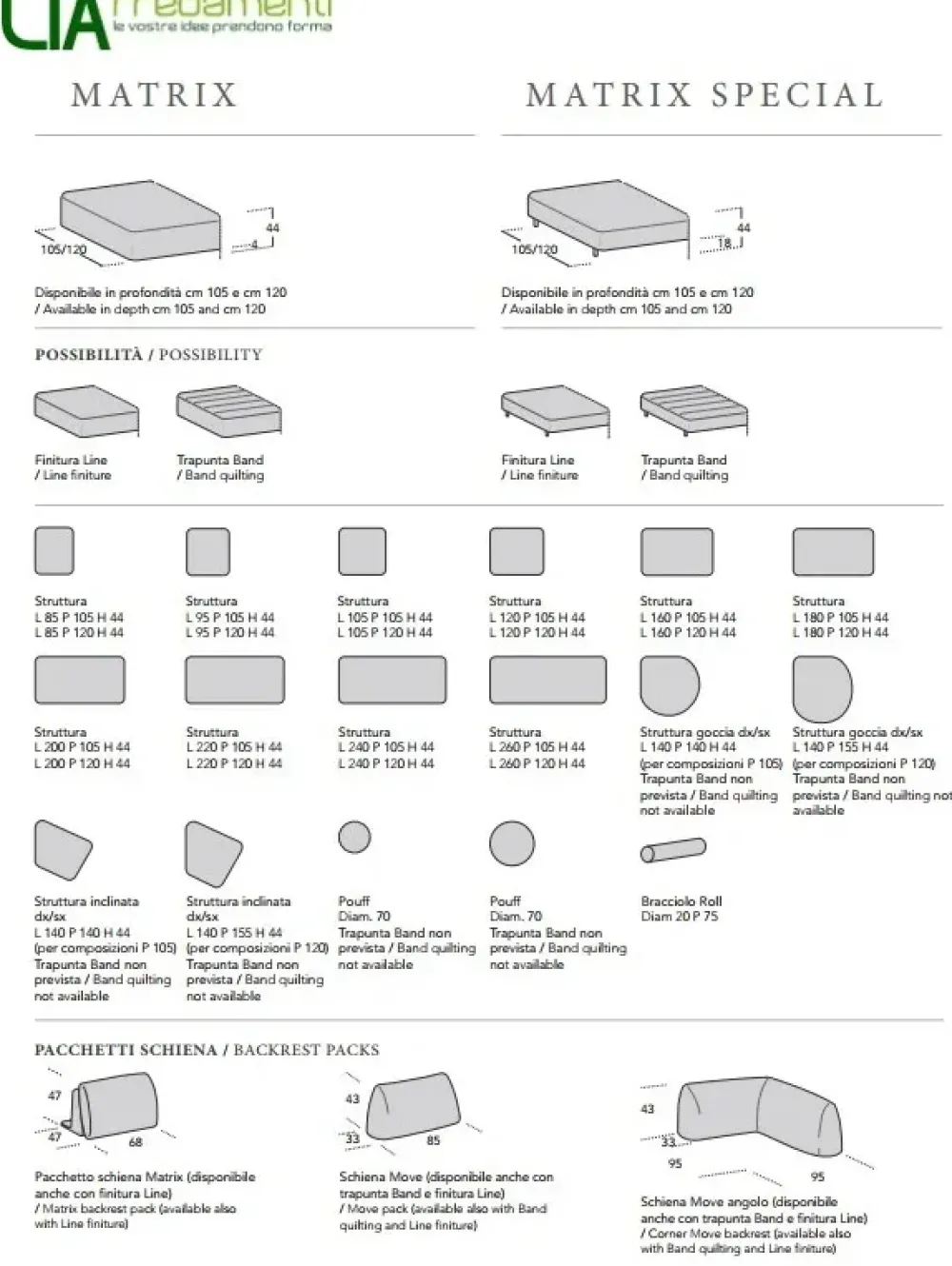 Divano Matrix special : con uno SCONTO ESCLUSIVO del 35%^Samoa Sale