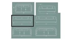 Divano Memory Luxury in Tessuto. 2895€. Comfort assoluto!^Md work Hot