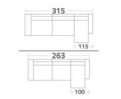 Md work Divano modello Divano in memory due misure diversi rivestimenti di in offerta- Divani