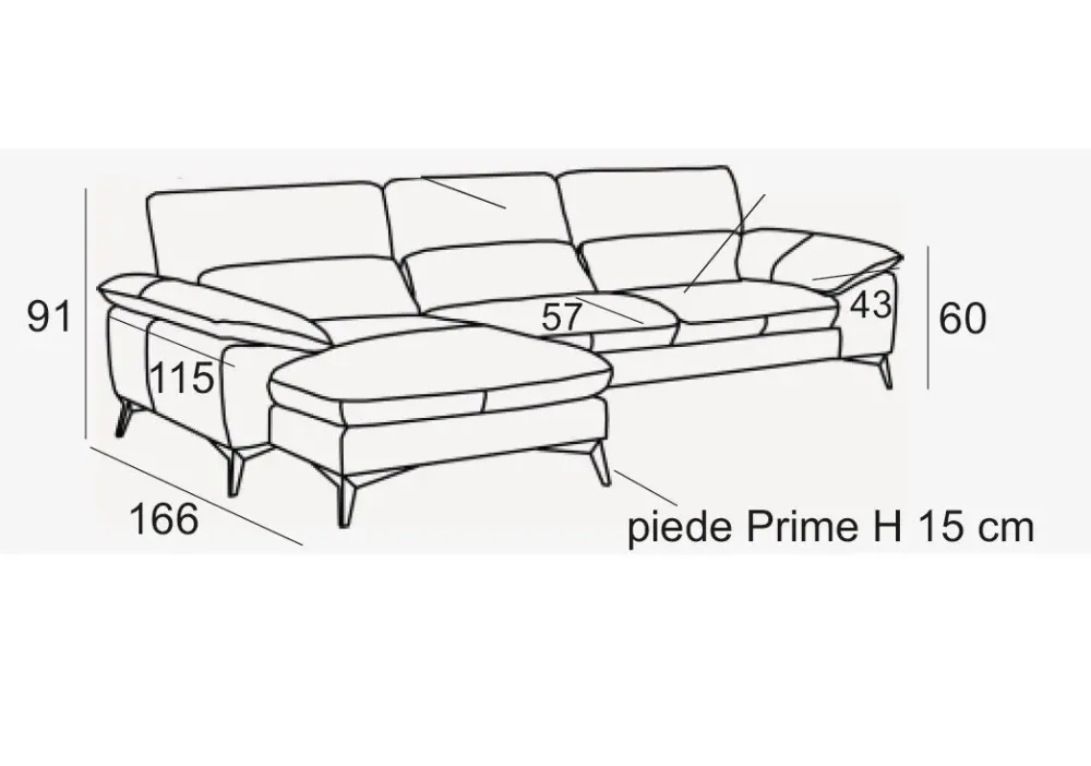 Md work Divano modello Divano in memory due misure diversi rivestimenti di in offerta- Divani