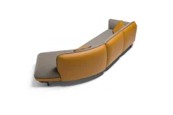 Divano modello Divano pelle tessuto vari colori  di a prezzi outlet^Md work Online