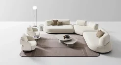 Ditre Italia Divano Moderno Isla con Grandi  a prezzo riservato- Divani