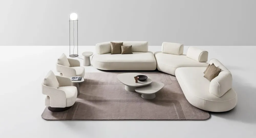 Ditre Italia Divano Moderno Isla con Grandi a prezzo riservato- Divani