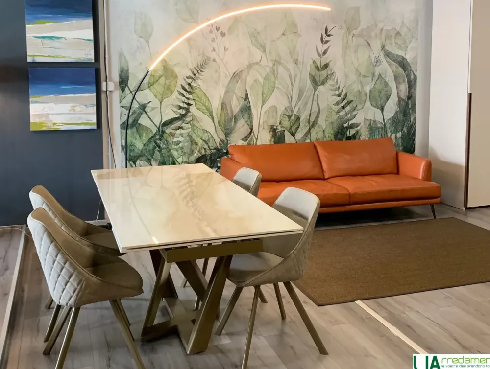 Egoitaliano Divano moderno pelle Sophia di con sconto del - 30%- Divani