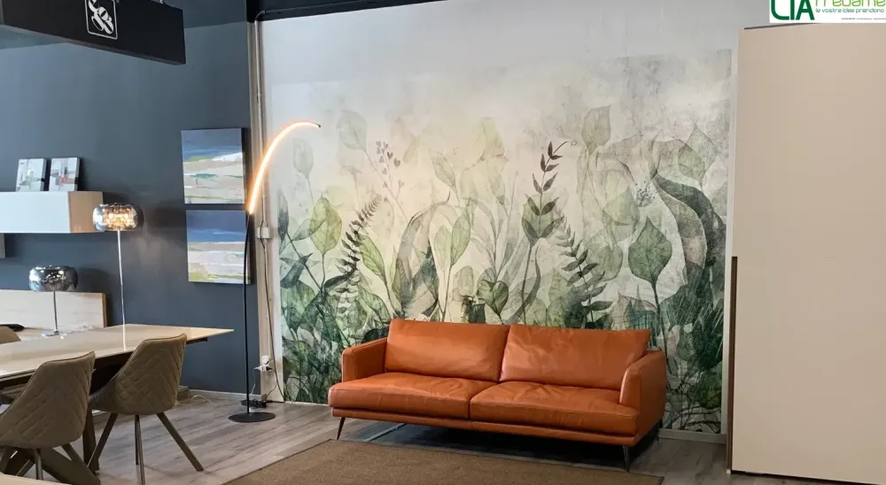 Egoitaliano Divano moderno pelle Sophia di con sconto del - 30%- Divani