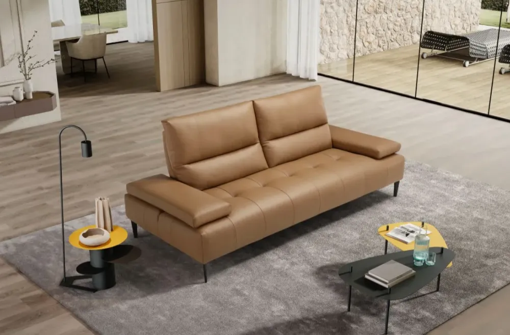 Egoitaliano Divano moderno pelle Tate di con sconto del - 35%- Divani