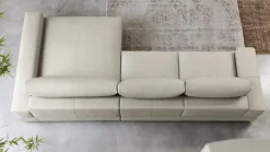 Doimo Salotti Divano moderno pelle Vision di con sconto del - 35%- Divani