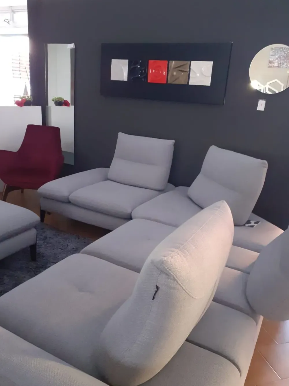 Online Divano Monnalisa tessuto in poliuretano in Offerta Outlet Divani