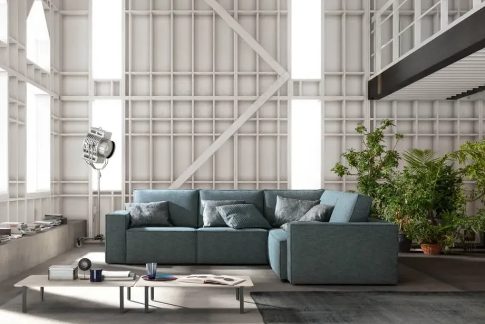 Clearance Divano Mono angolo di in stile moderno a prezzo Outlet Divani