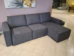 Samoa Divano Mono tessuto in poliuretano in Offerta Outlet- Divani